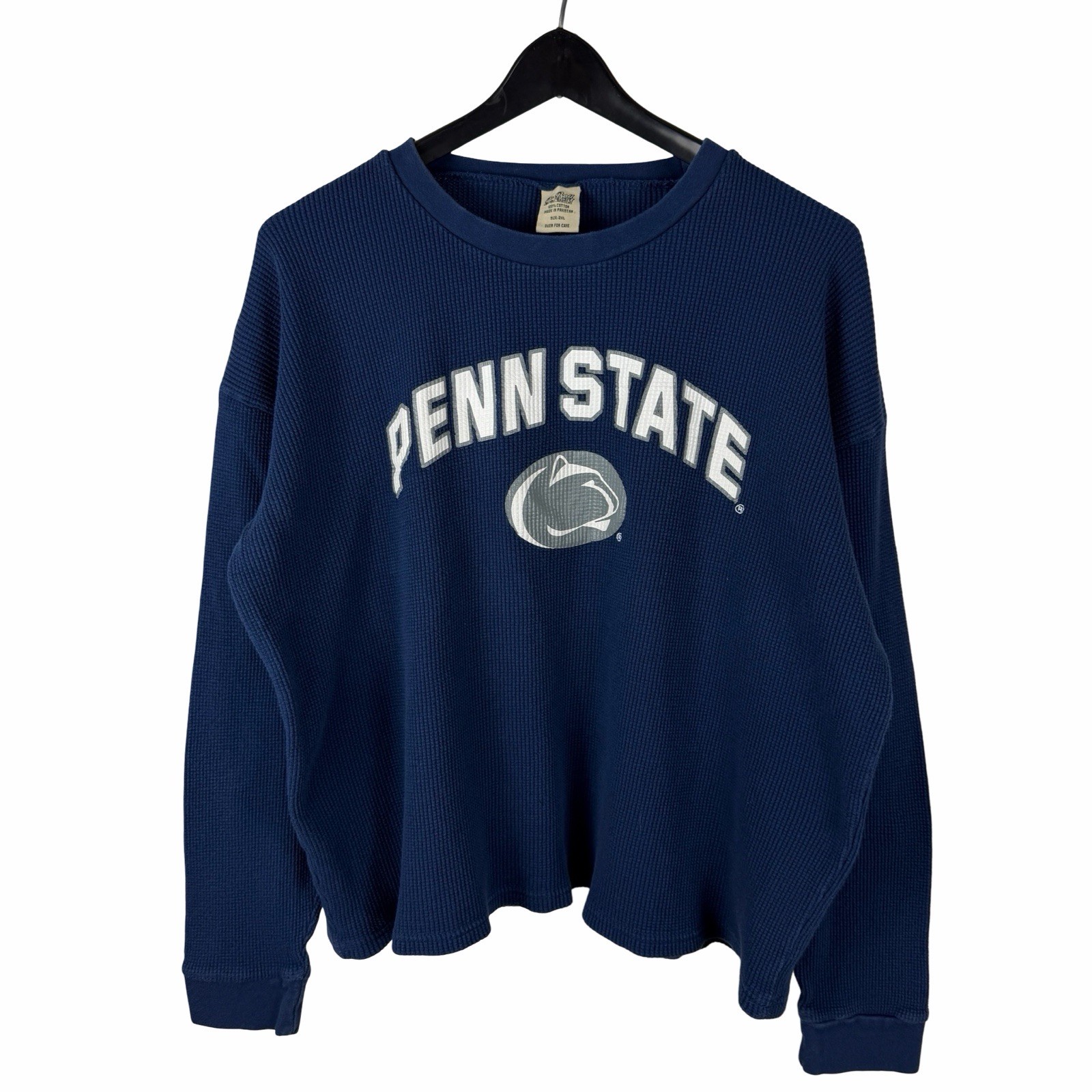 Vintage 2000s Big Ball Sports Penn State Nittany Thermal Boxy Shirt Size 2XL
