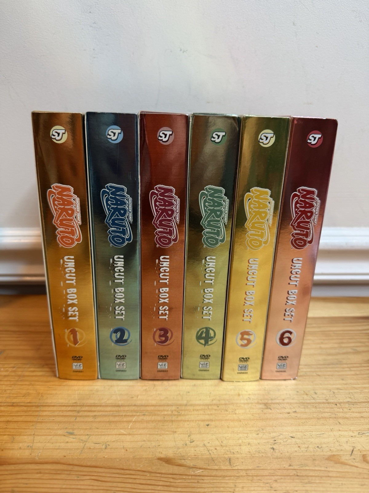Shonen Jump’s Naruto Uncut Box Set Collection Vol 1-6 Complete DVD 2002