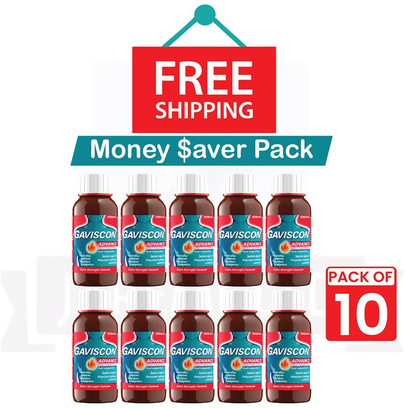 Gav-i$con Advance Ani$eed (250ml)-PACK OF 10-EXP-02-2027 Gav-i$con Advance Ani$eed (250ml)-PACK OF 10-EXP-02-2027