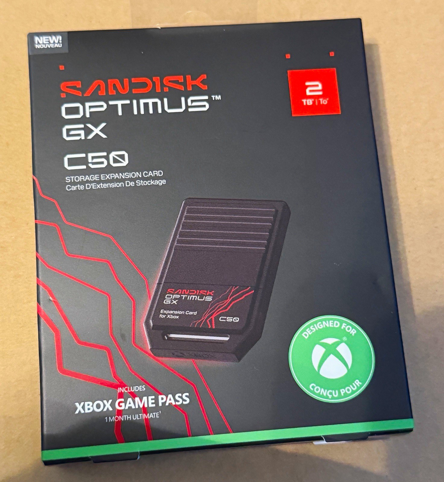 SanDisk Optimus GX C50 2TB Storage Expansion Card for Xbox Series X|S