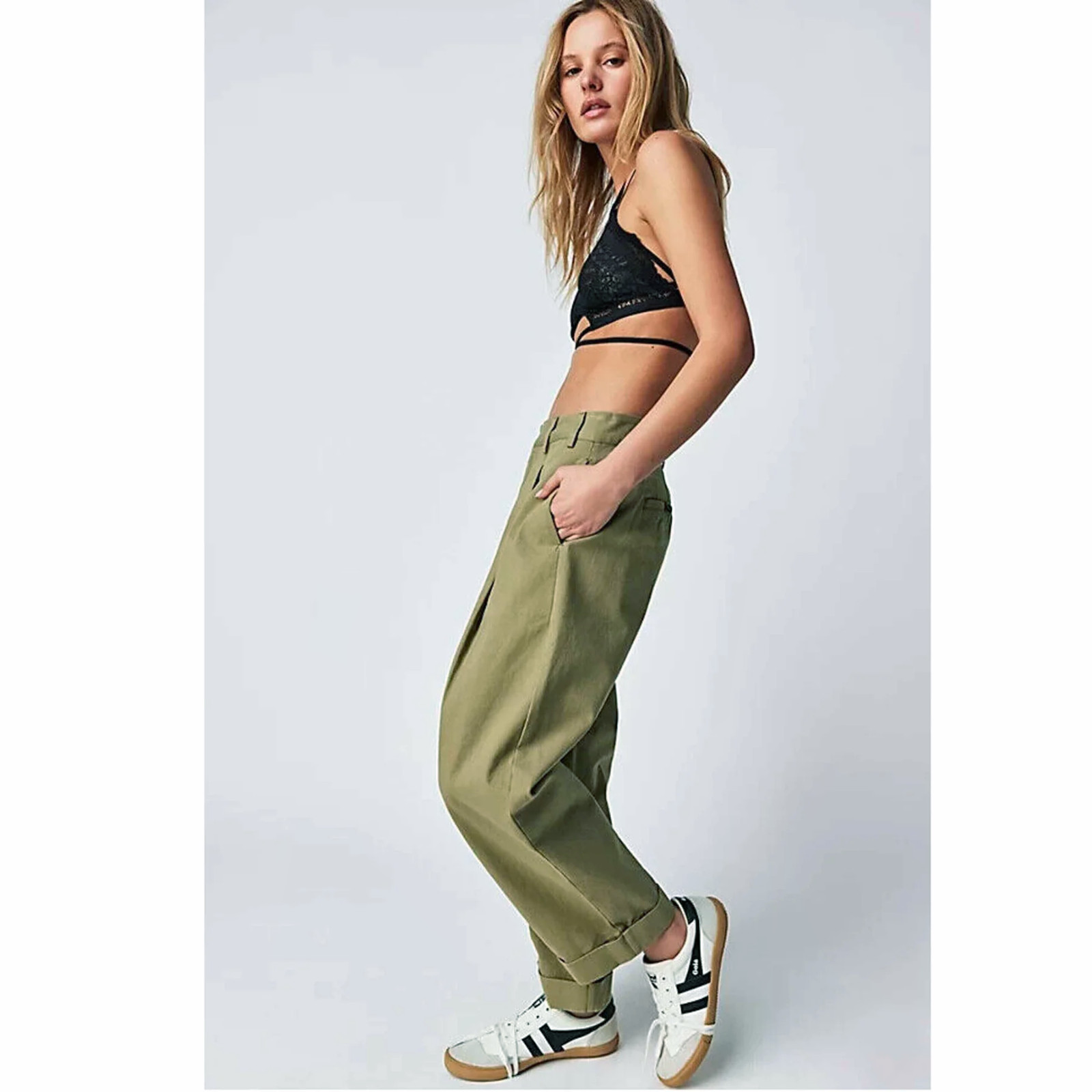 Free People Needed Breaking Trousers Pants US 4 Women\'s Casual Pant NEW 46270