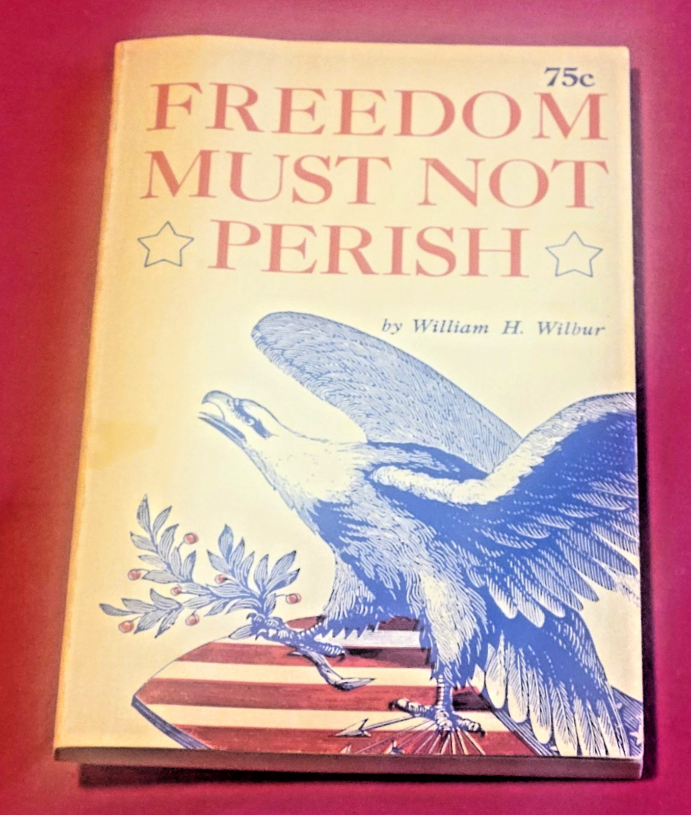 1964 Vintage Freedom Must Not Perish William H Wilbur Medal of Honor Lincoln PB