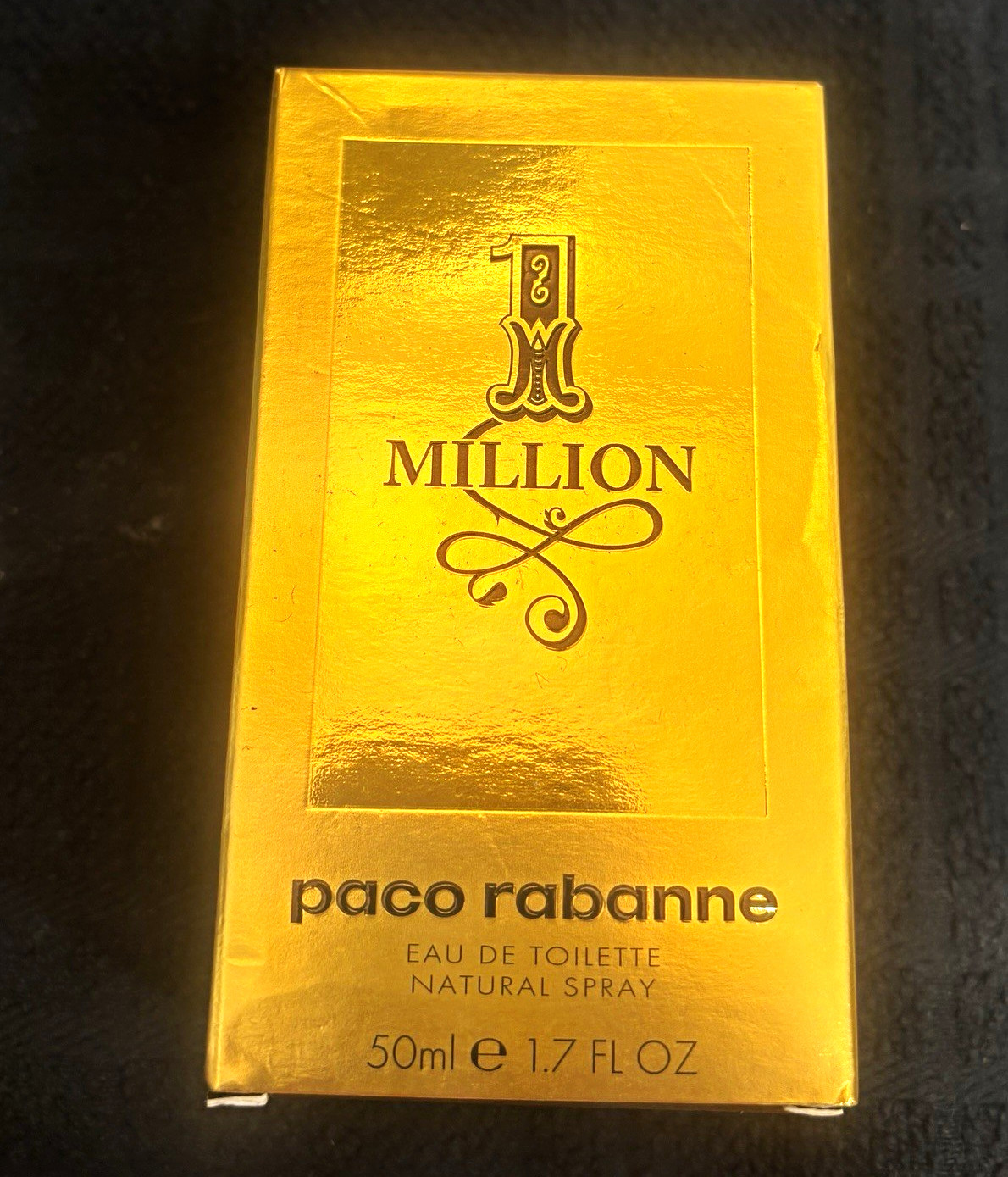 Paco Rabanne 1 Million Eau de Toilette Spray 1.7 fl oz Regular Size