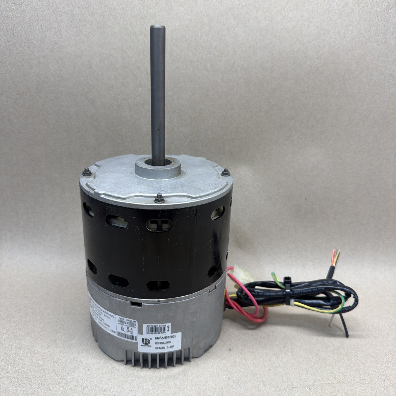 ✅ Broad-Ocean KMSAH012005 622521 ZWK763D01201 ECM Blower Motor 622621-P101003370