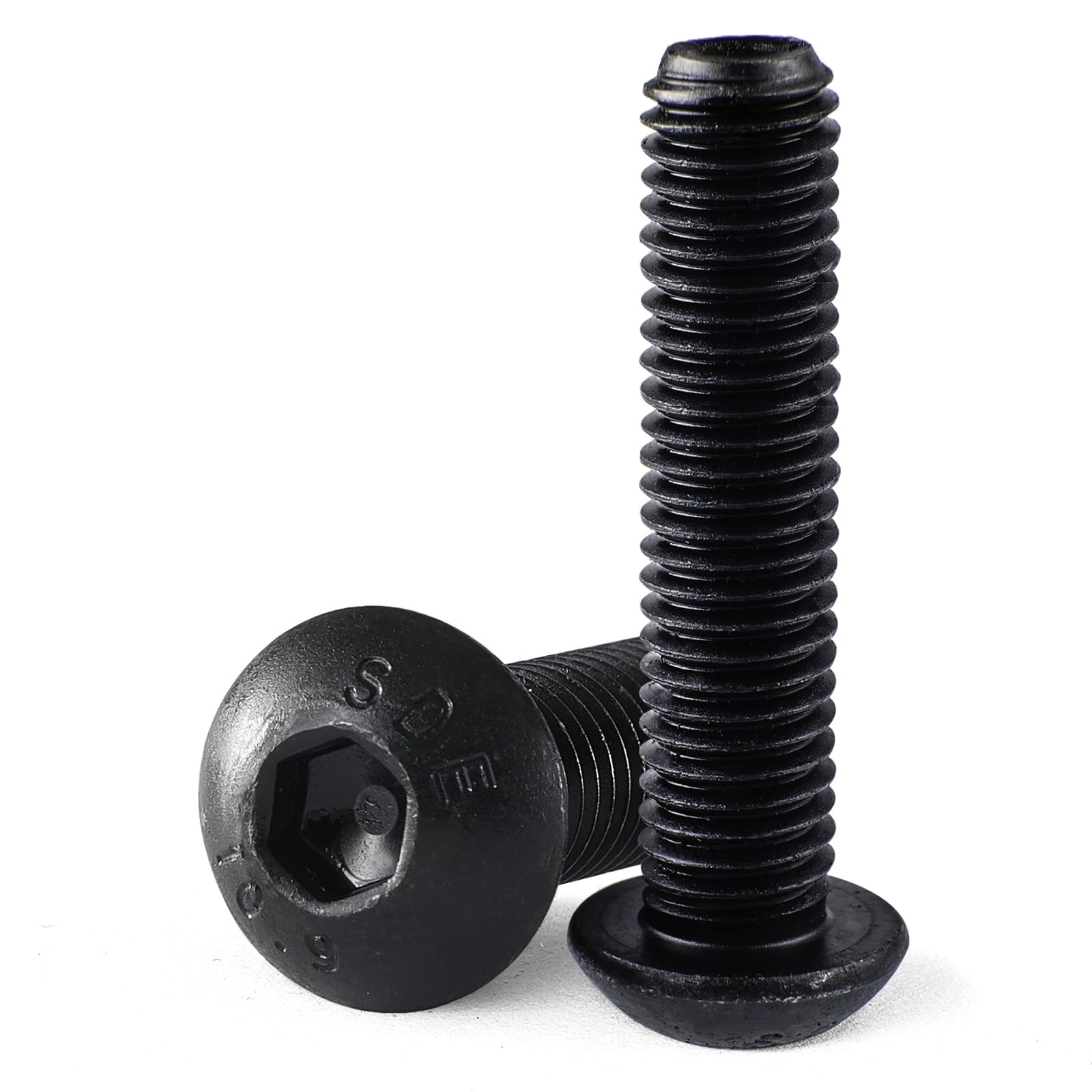 GuoYomm M12-1.75 x 70mm 5pcs Button Head Socket Cap Screws, M12 x 1.75 Bolts,...