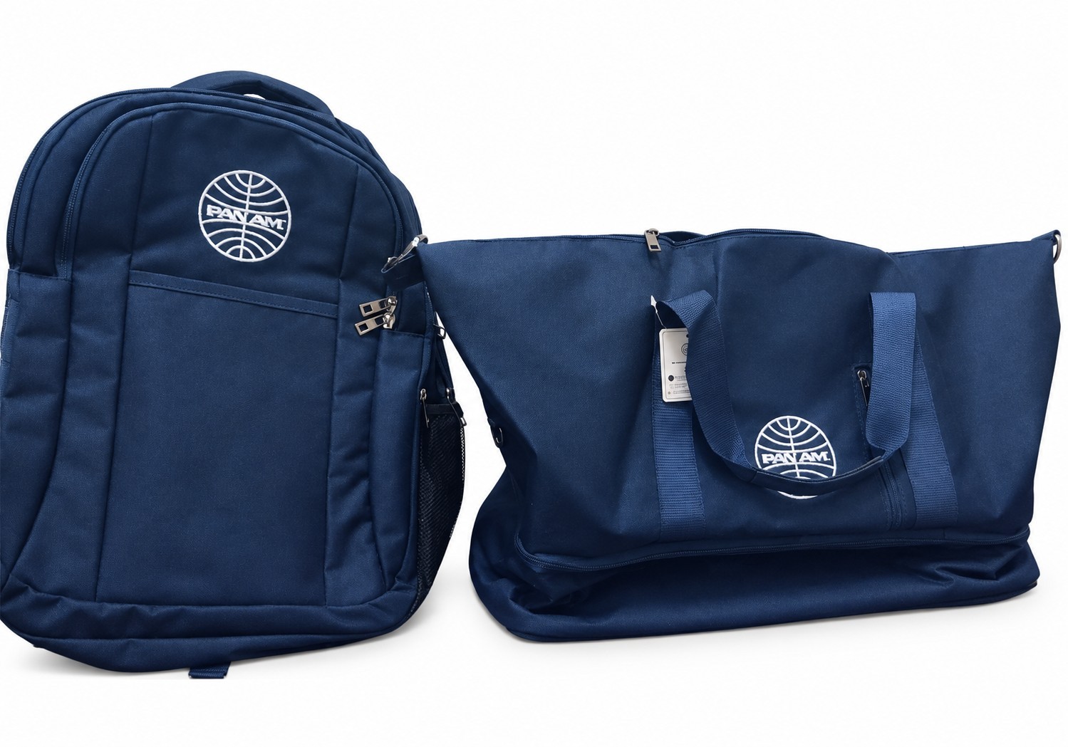 Pan Am First Class Airline duffle bag and backpack Set Pan Am First Class Airline duffle bag and backpack Set