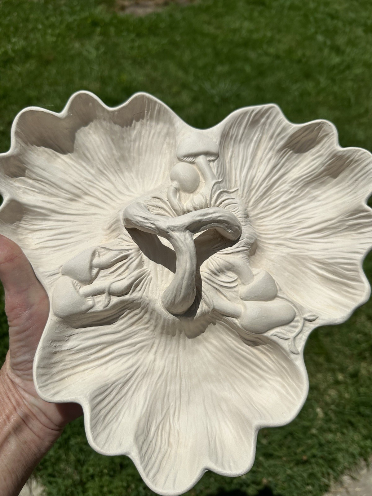 RARE Vintage Arnel’s Mushroom Relish Tray**Bisque Only** RARE Vintage Arnel’s Mushroom Relish Tray**Bisque Only**