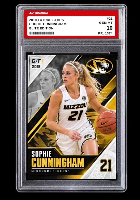 2018 Sophie Cunningham Future Stars Rookie Card #21 Elite Edition Graded 10
