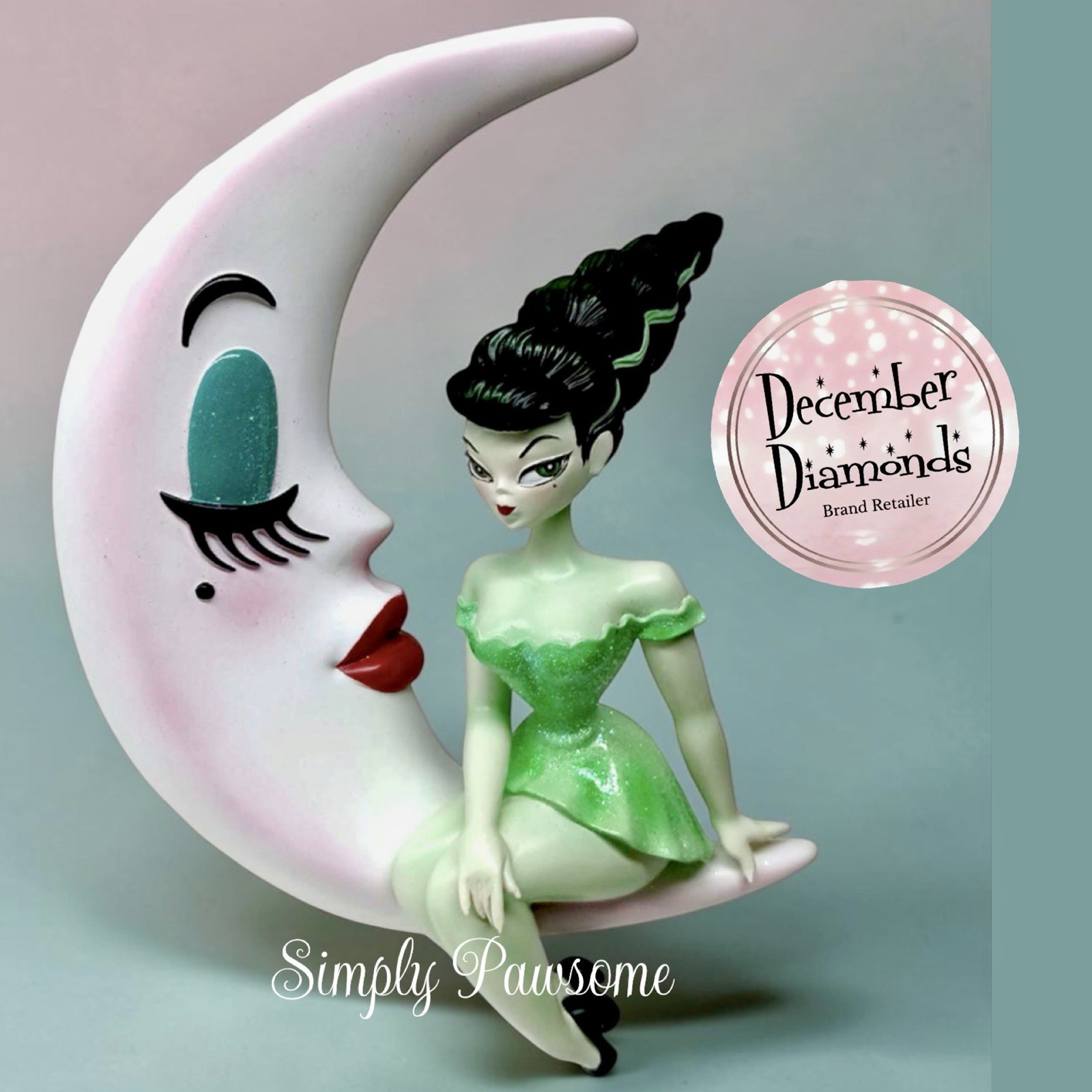 DECEMBER DIAMONDS Bride Of Frankie On The Moon MISS FLUFF Ships NOW New In Box