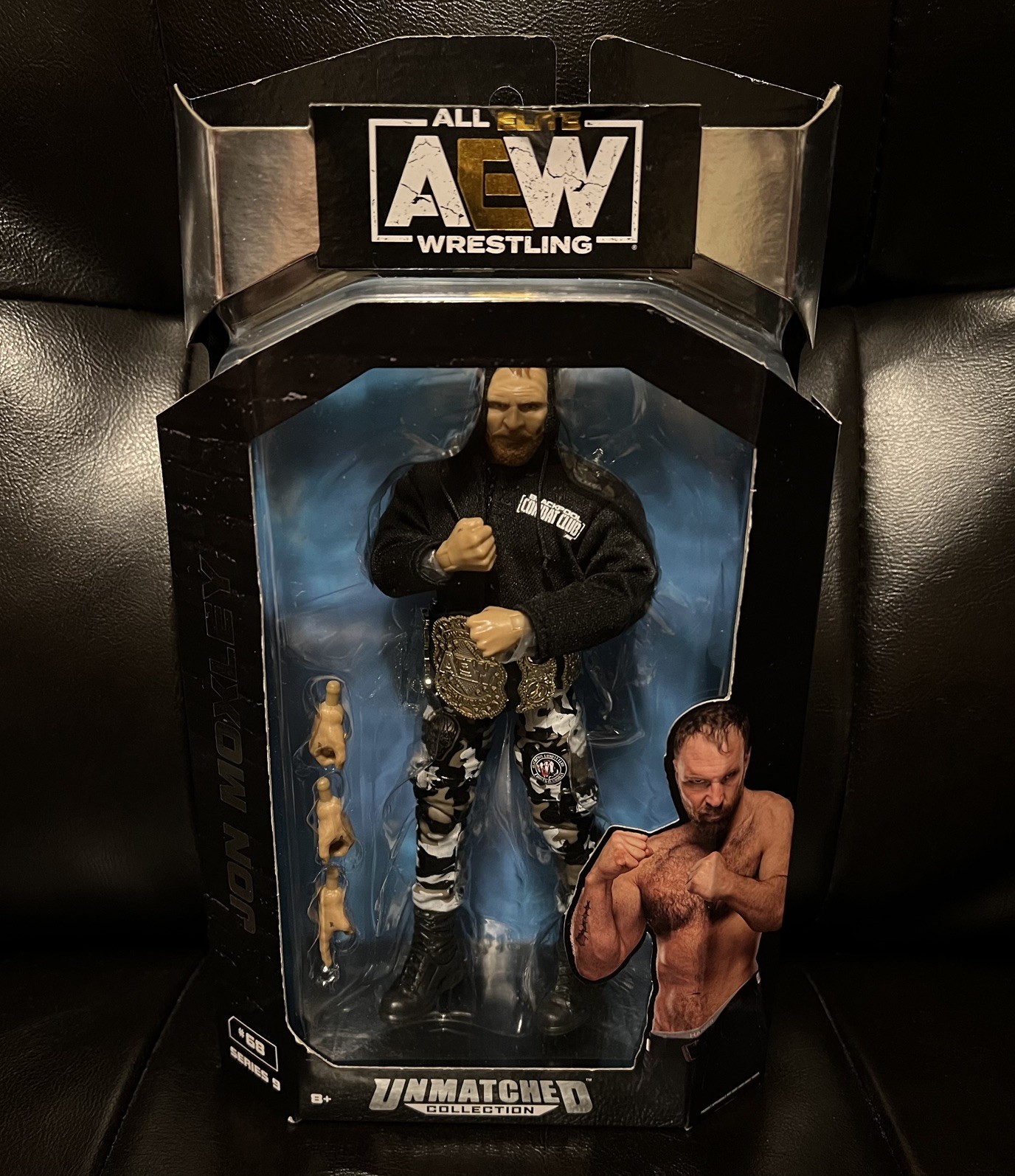 AEW Unmatched Series 9 Jon Moxley Action Figure #68 Dean Ambrose WWE