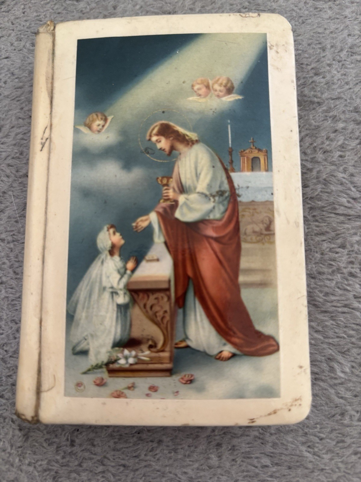 VTG 1955 Prayer Before Crucifix The Key Of Haven Catholic Prayer Devotion Pocket