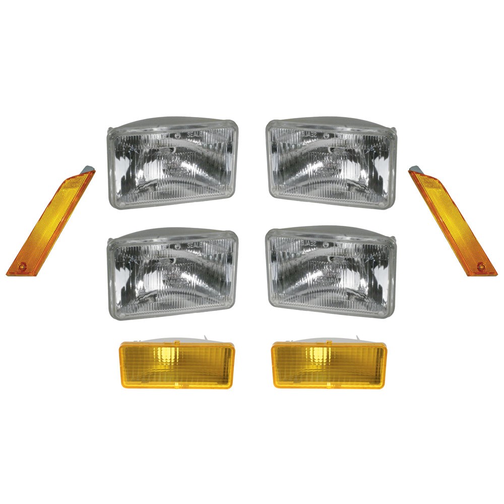 Headlight Kit Complete 8-Piece Mustang 1979-1986