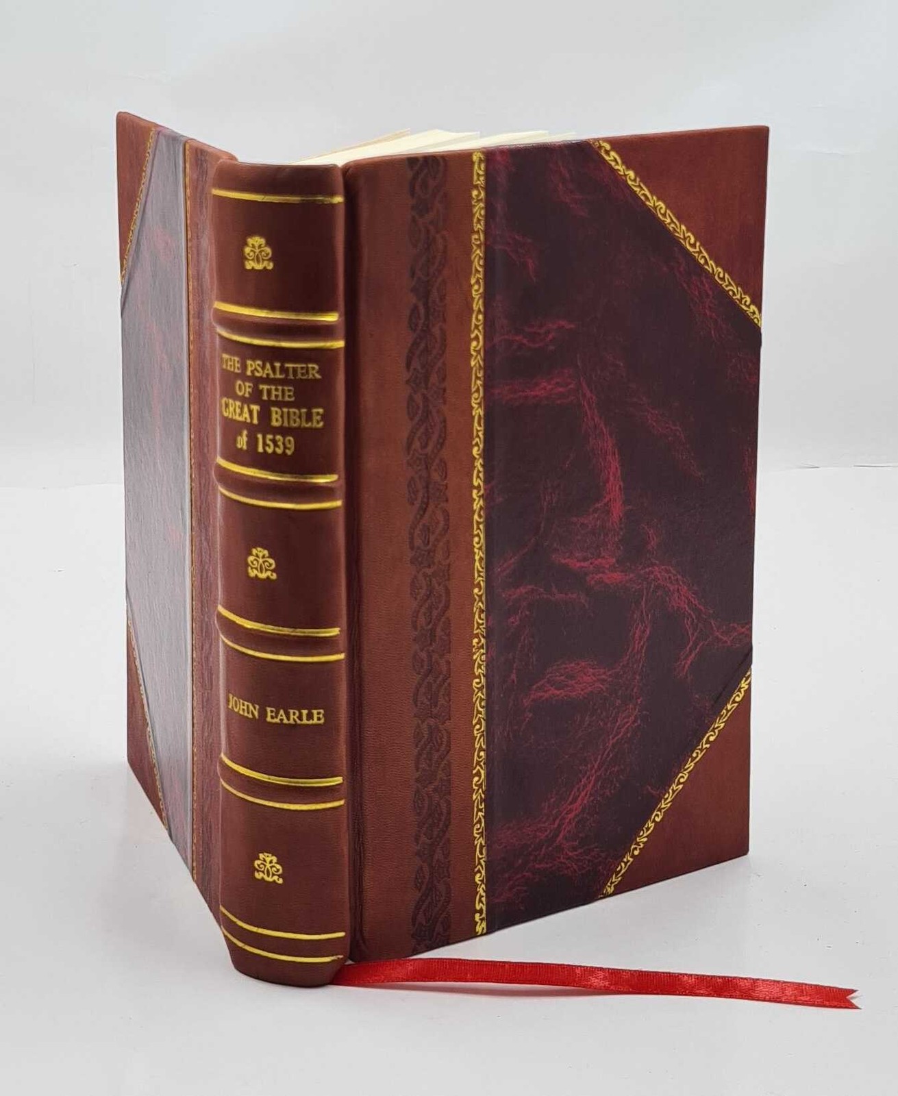 The Psalter Of The Great Bible Of 1539 A Landmark In English Lit [Leather Bound]