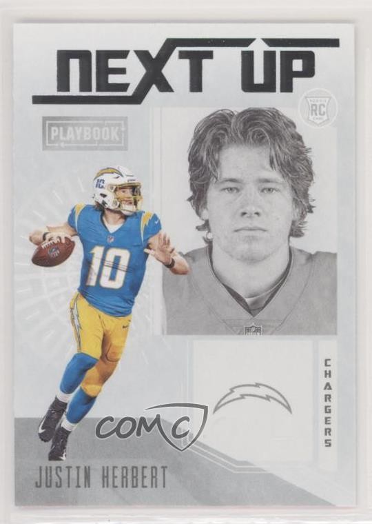2020 Panini Playbook Next Up Justin Herbert #NU-3 Rookie RC 0d1w