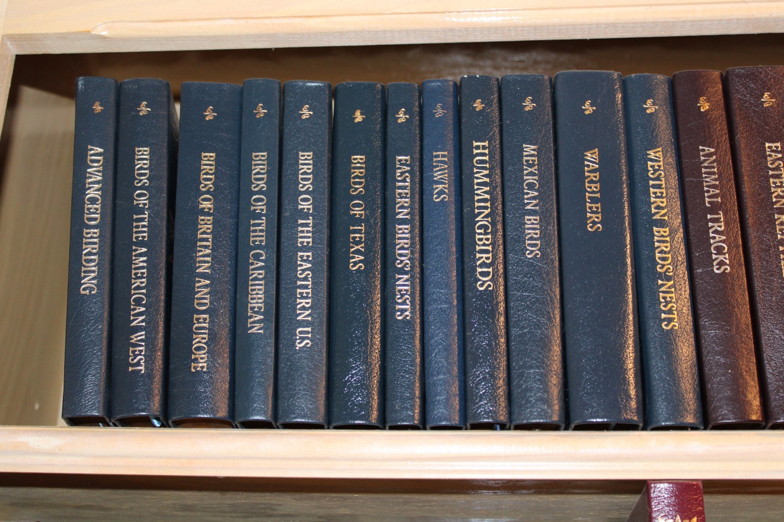 Roger Tory Peterson Field Guides Easton Press 48 volume complete set. FINE/RARE