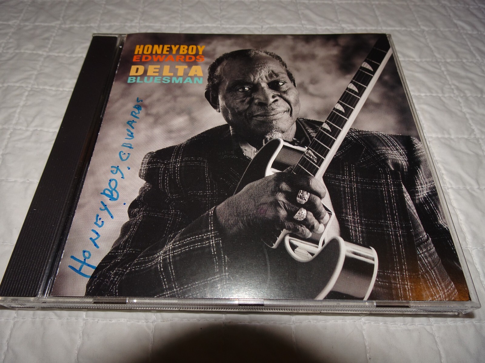 Honeyboy Edwards Delta Bluesman Signed cd