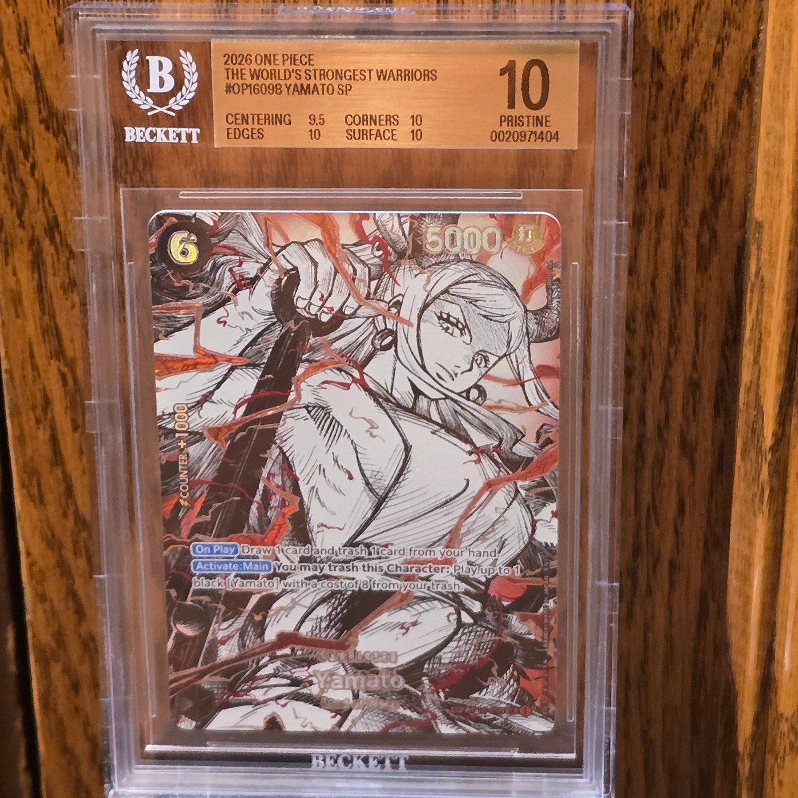 Bandai Trading Card Game BGS 10 Yamato SP OP-17 Number 098