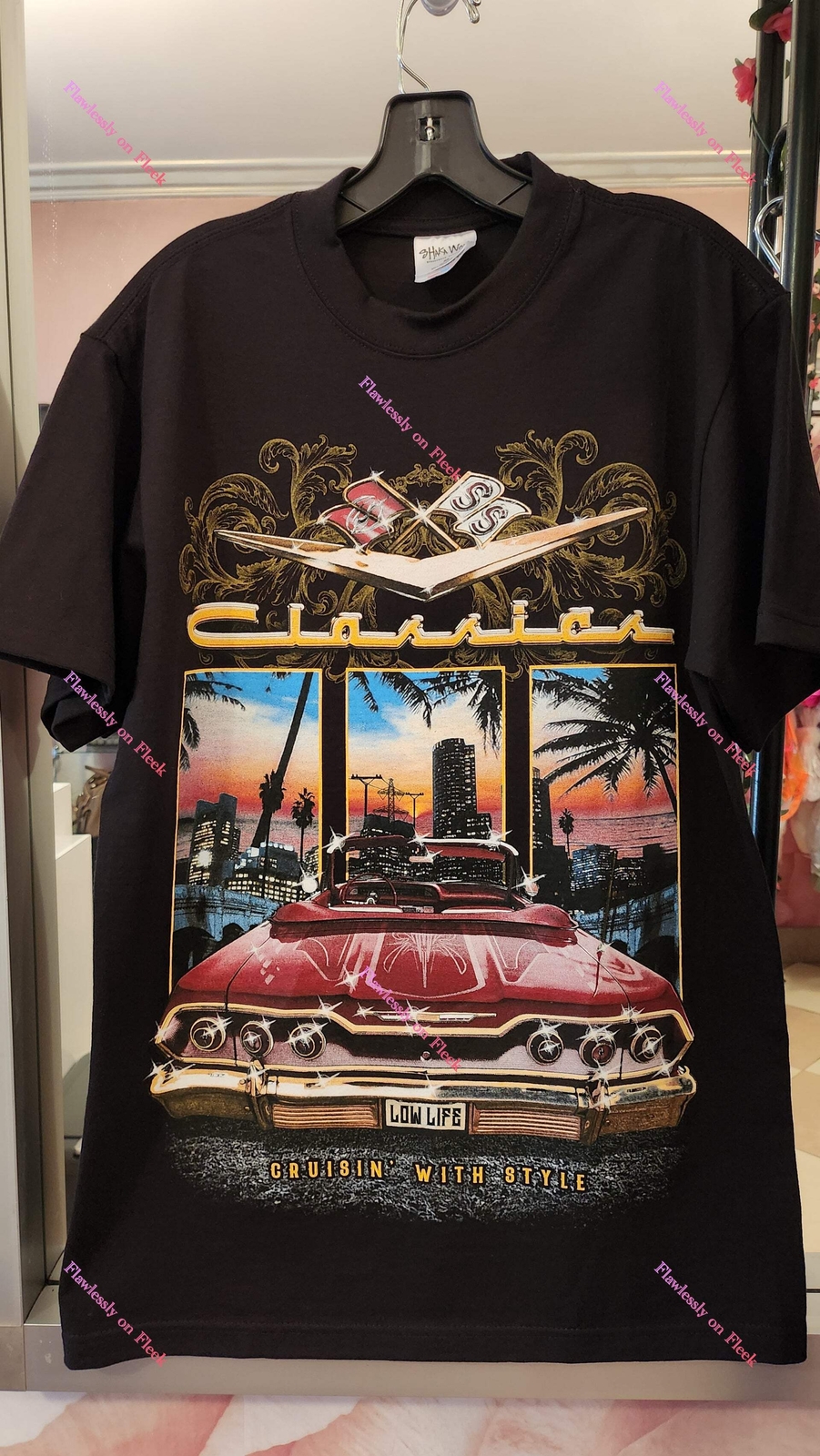 Lowrider Classic Cruisin with Style Graphic T-Shirt