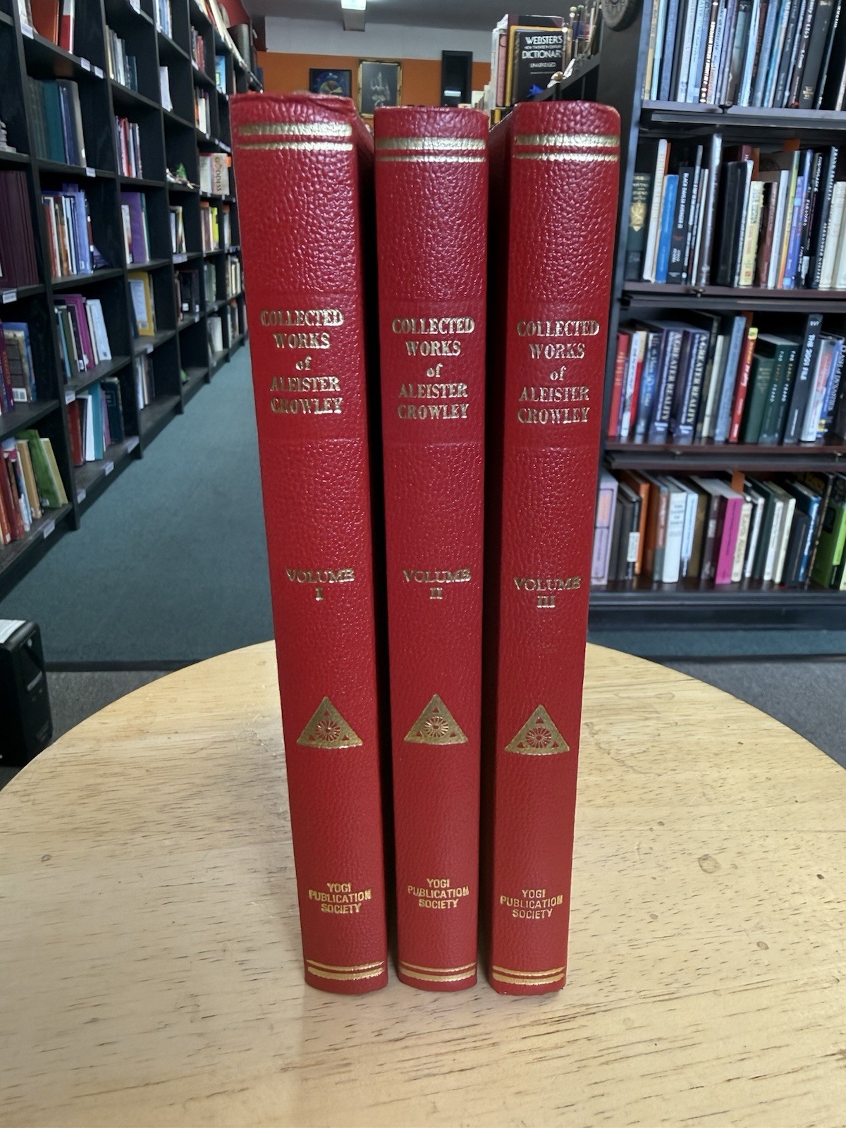 Aleister Crowley Collected Works Complete 3 Vol Hardcover Set Yogi Publication
