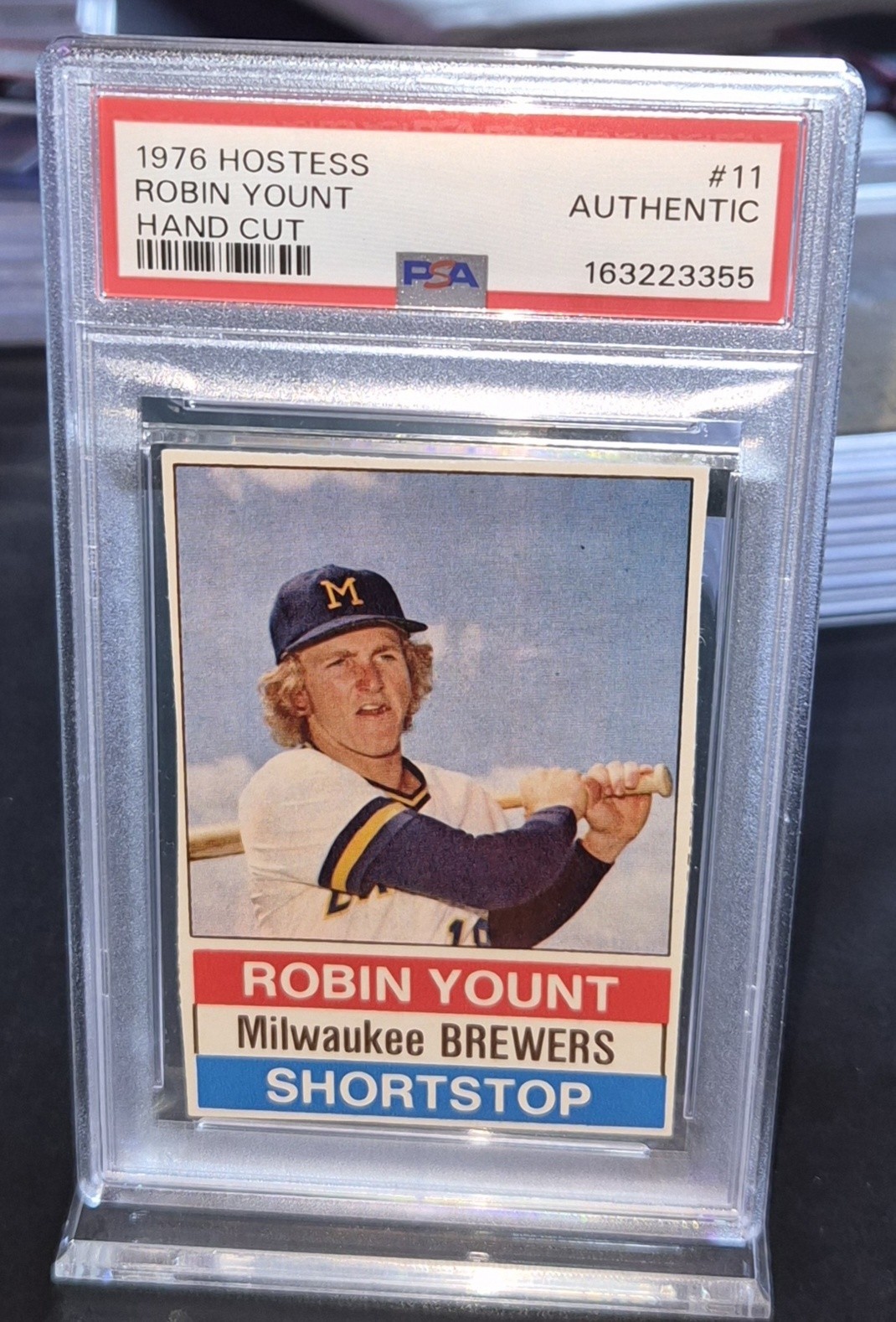 1976 Yount Hostess Hand Cut #11 PSA Authentic 💥💥💥