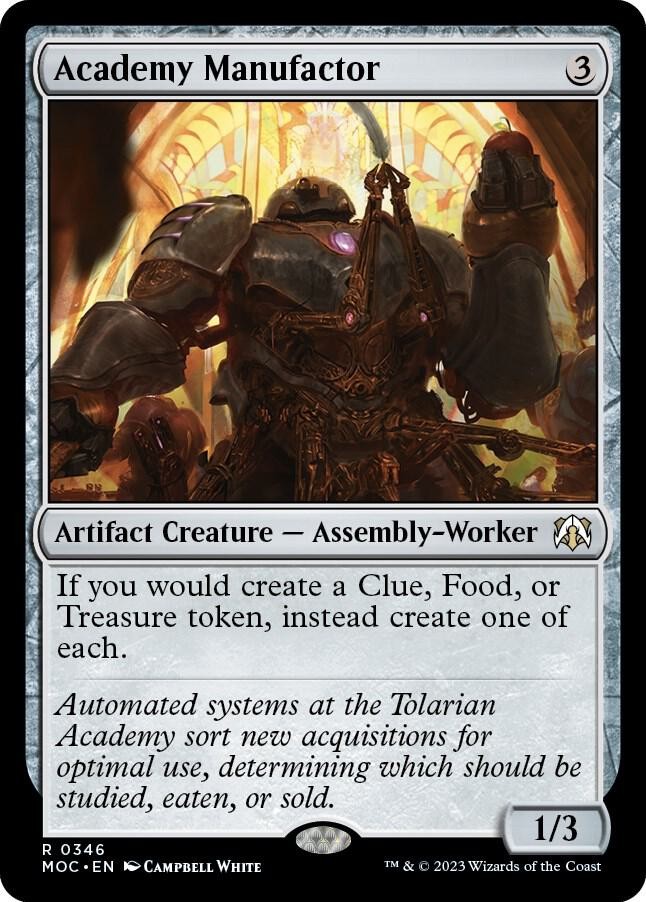 1x Academy Manufactor - Commander: March of the Machine Near Mint - MTG