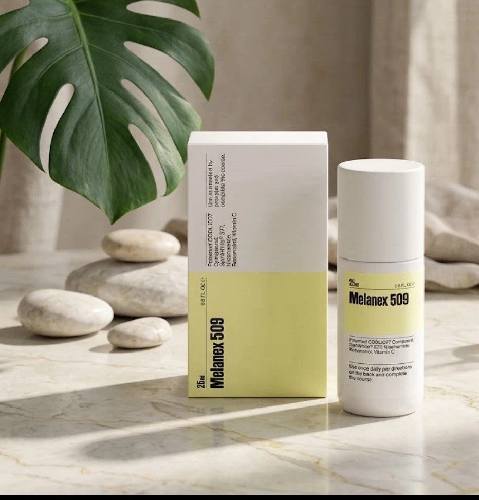 Melanex 509 Niacinamide, Resveratrol Vitamin C / 25ml / .8 oz NIB. Fast Shipping Melanex 509 Niacinamide, Resveratrol Vitamin C / 25ml / .8 oz NIB. Fast Shipping