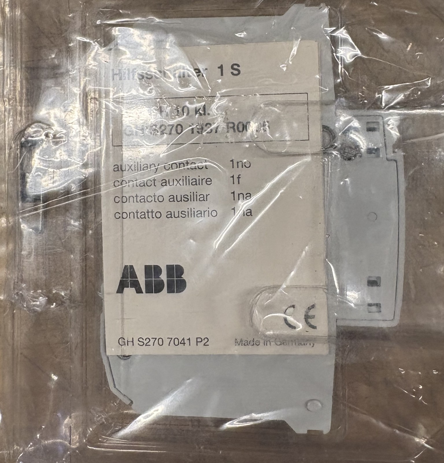 ABB GHS2701937R0005 Auxiliary Contact-NIB