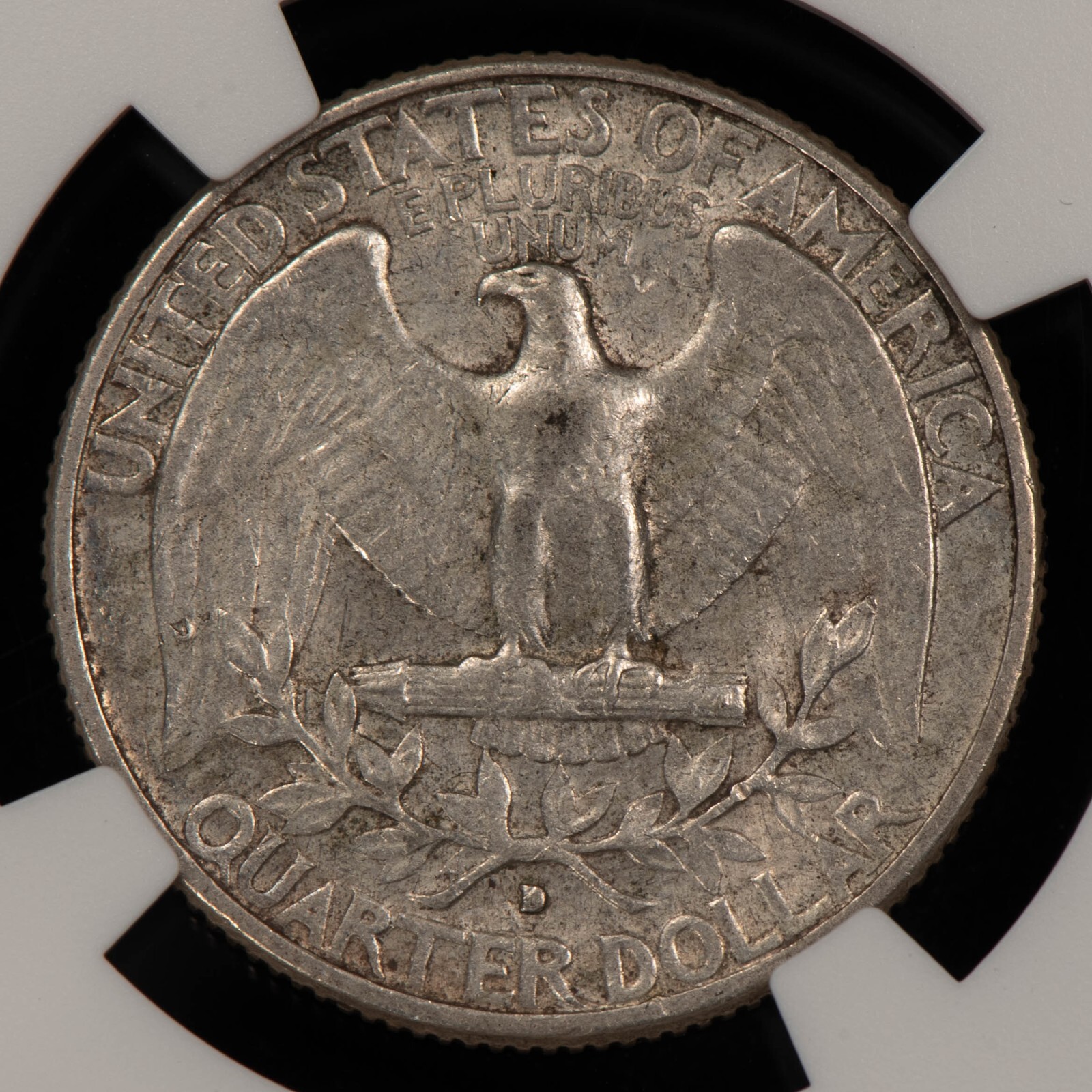 1964-D 25c Silver Washington Quarter - Type C Rev FS-901 - NGC AU 53 - SKU-X5838