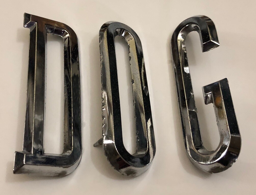 1964-1970 DODGE A100/A108 VAN GRILLE/BACK DOOR EMBLEMS