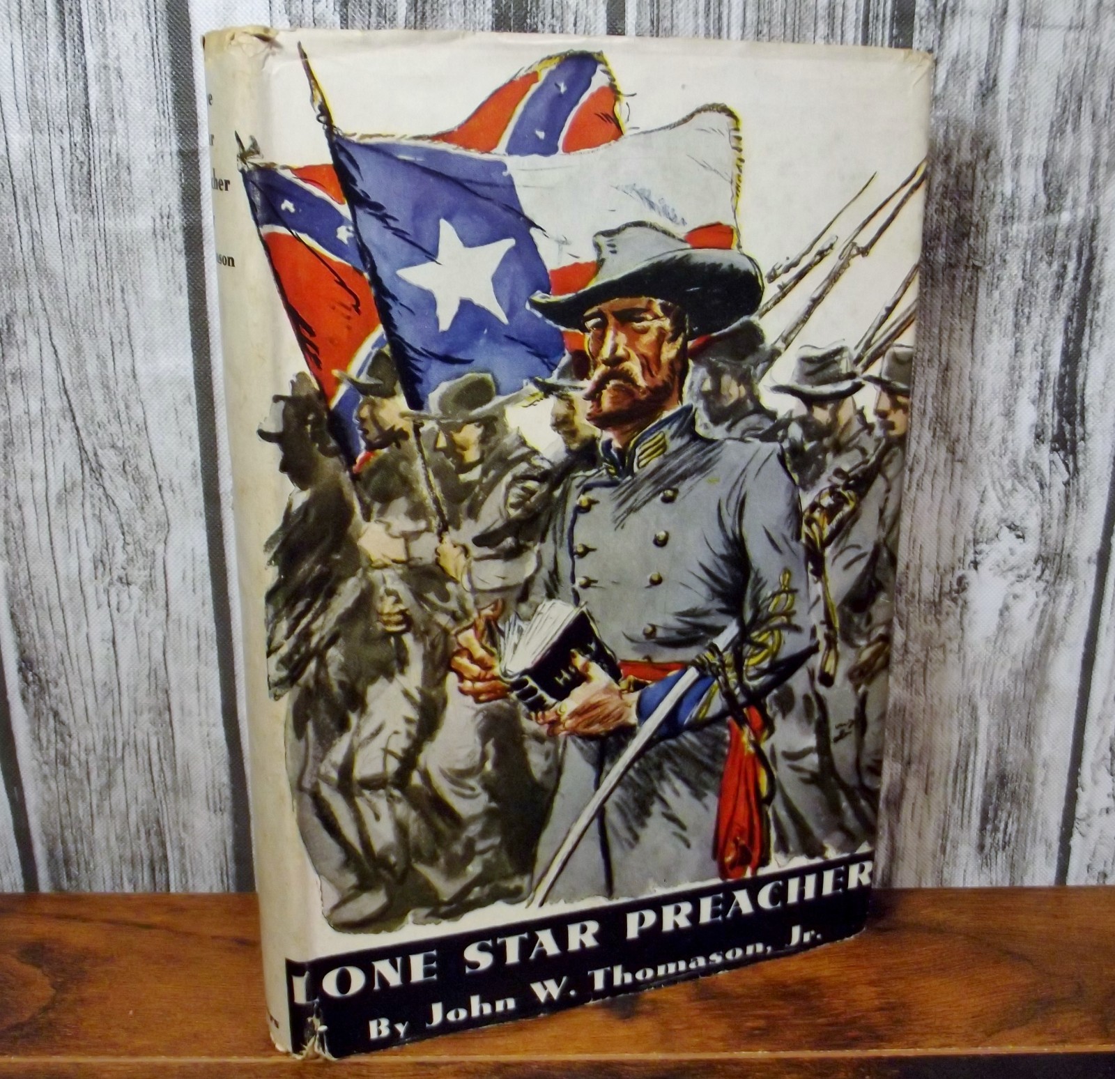 Lone Star Preacher by John Thomason Vintage 1945 Book Civil War Praxiteles Swan