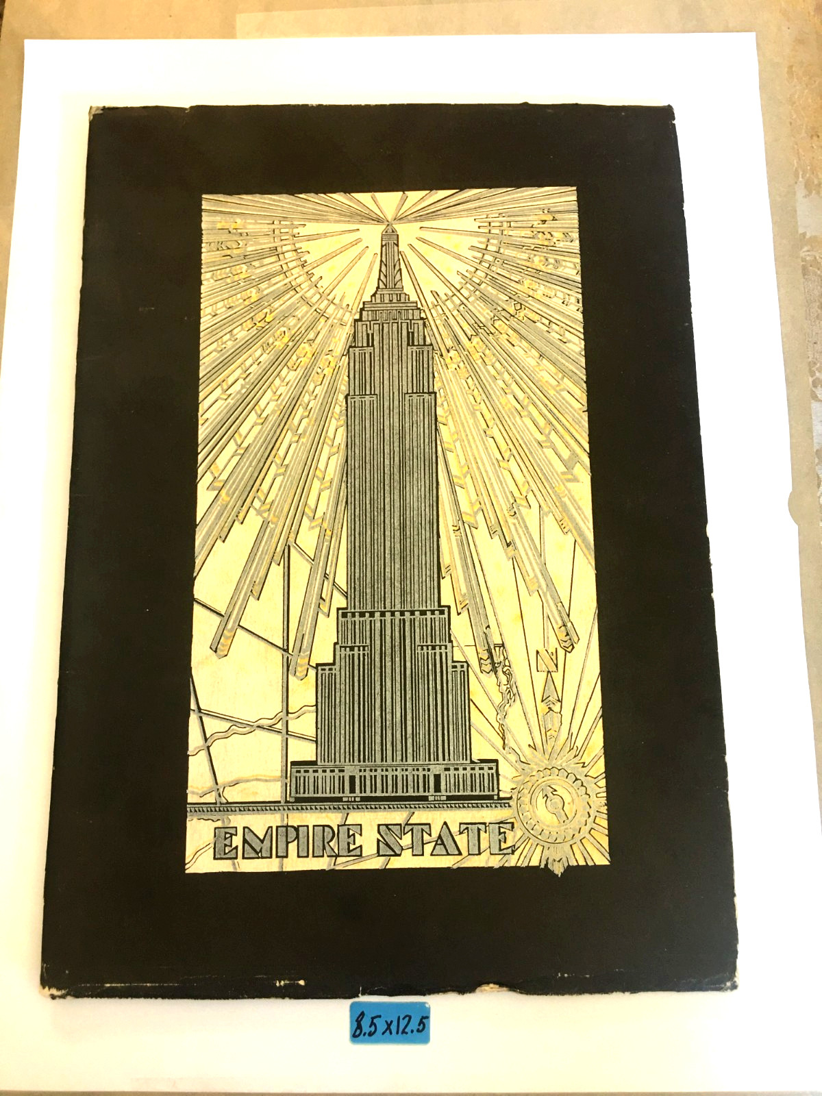 Original 1931 Empire State Building Brochure Book Art Deco Architecture