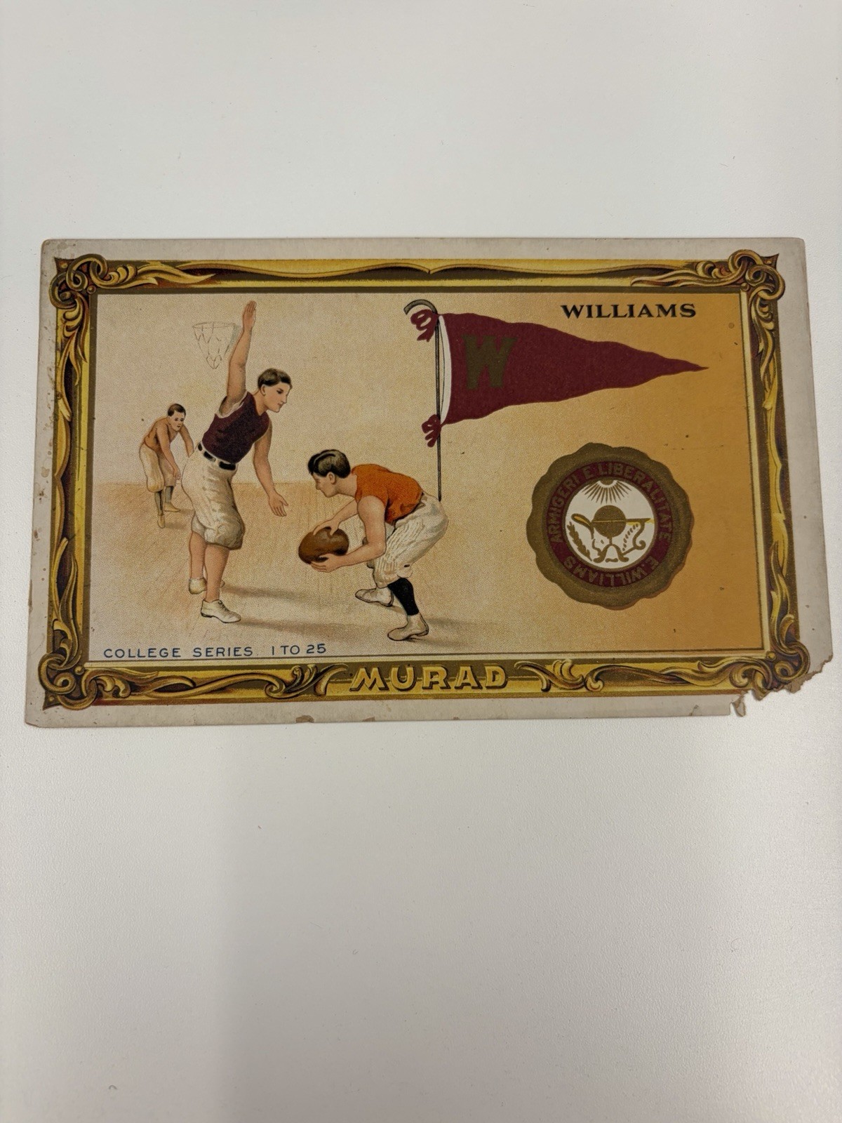1910-11 T6 Murad Williams #24 1st Basketball Card