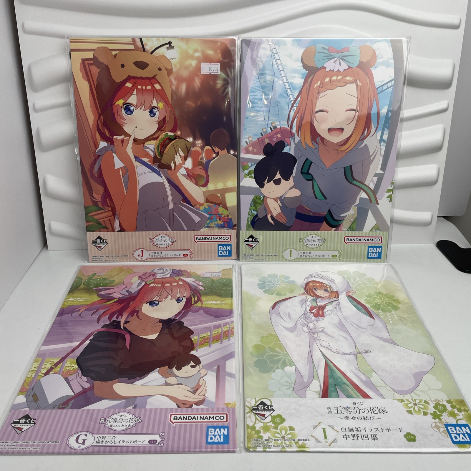 The Quintessential Quintuplets Illustration Art Board Lot Of 4 D 10-1/4x7-1/4 The Quintessential Quintuplets Illustration Art Board Lot Of 4 D 10-1/4x7-1/4