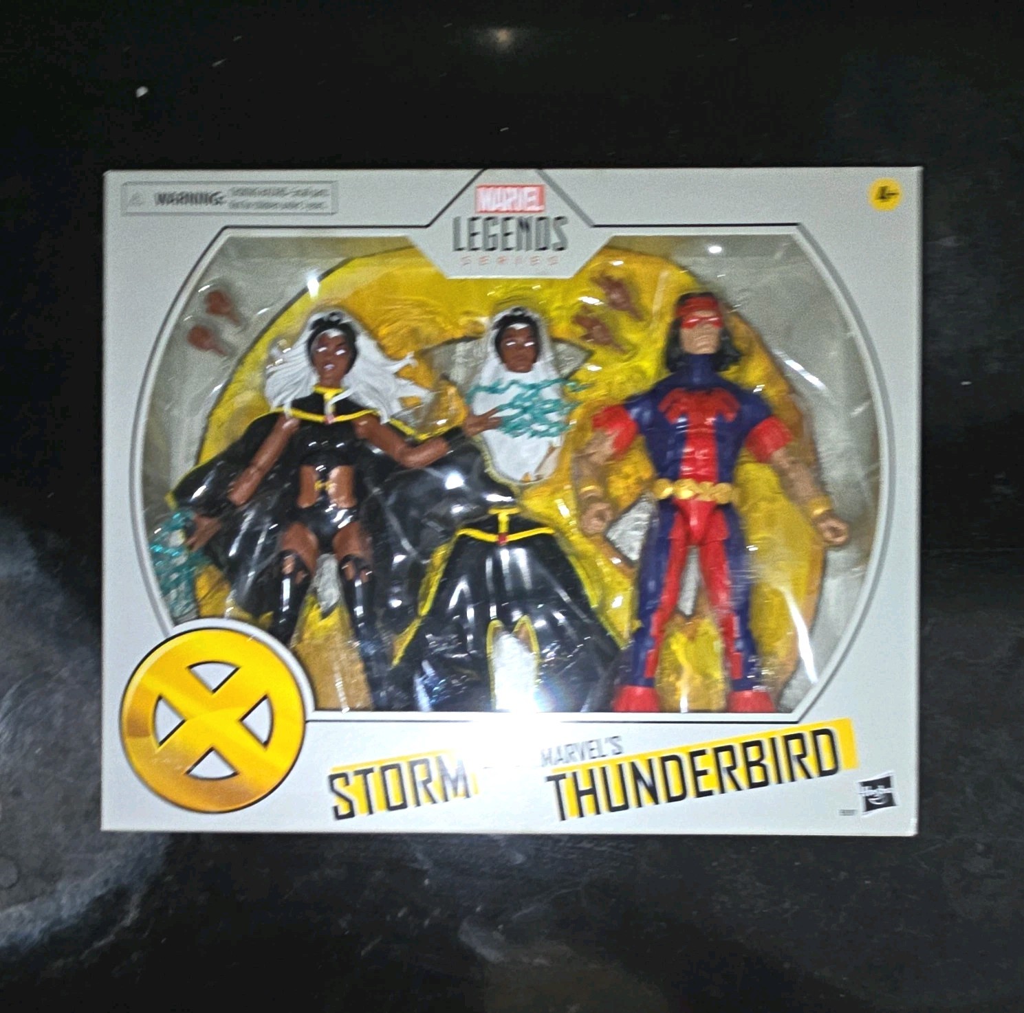 Marvel Legends Series X-Men Storm & Thunderbird 2-Pack Boxed w/ Extra Hands