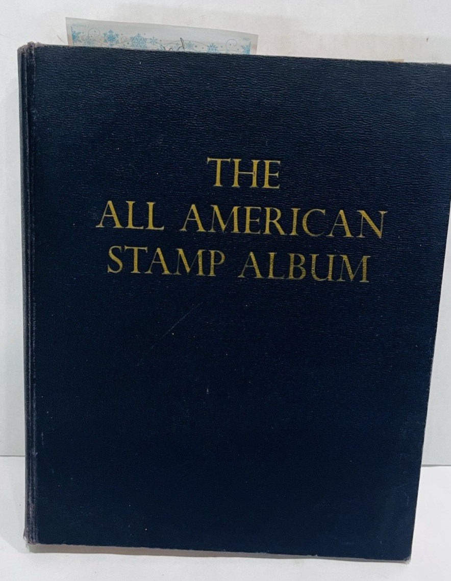 Minkus The All American US Stamp Album NOT COMPLETE 1960 Collectible BIN 67