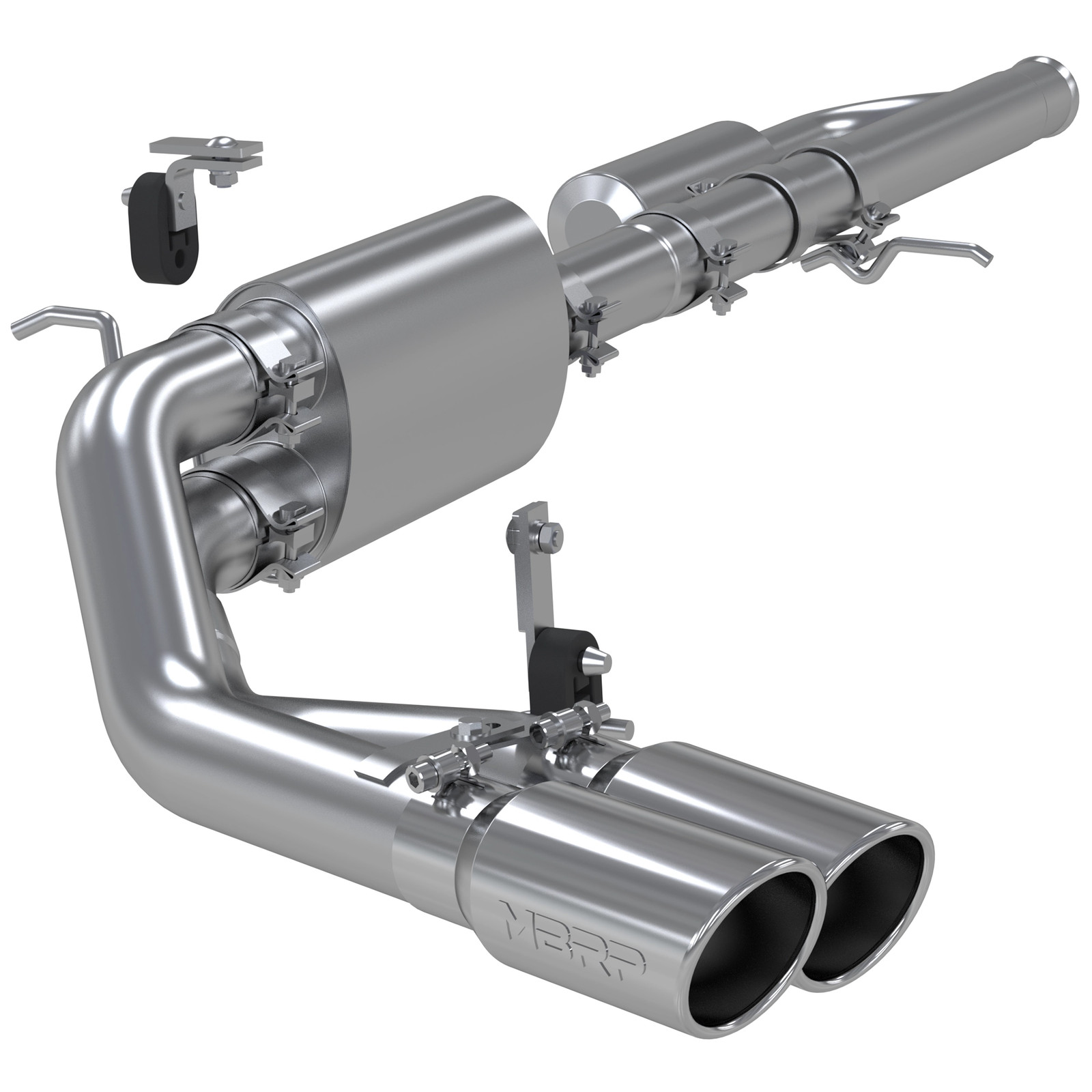 MBRP S5081AL Steel Cat Back Exhaust for 09-19 Silverado Sierra 1500 4.3L V6 5.3L