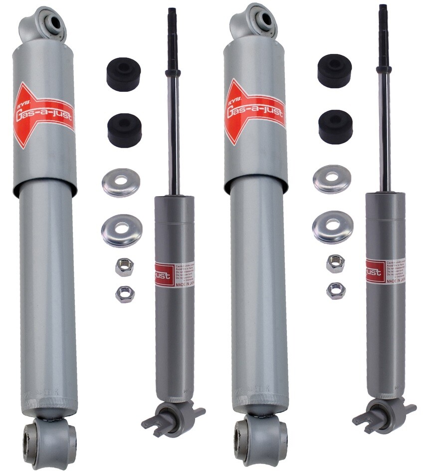 NEW Front & Rear Shock Absorbers Kit KYB Gas-a-Just for Chevrolet Crovette 63-82