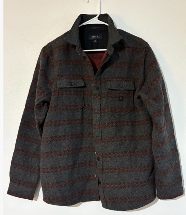 Roark Men\'s Nordsman Long-Sleeve Flannel Shirt. Size Medium.