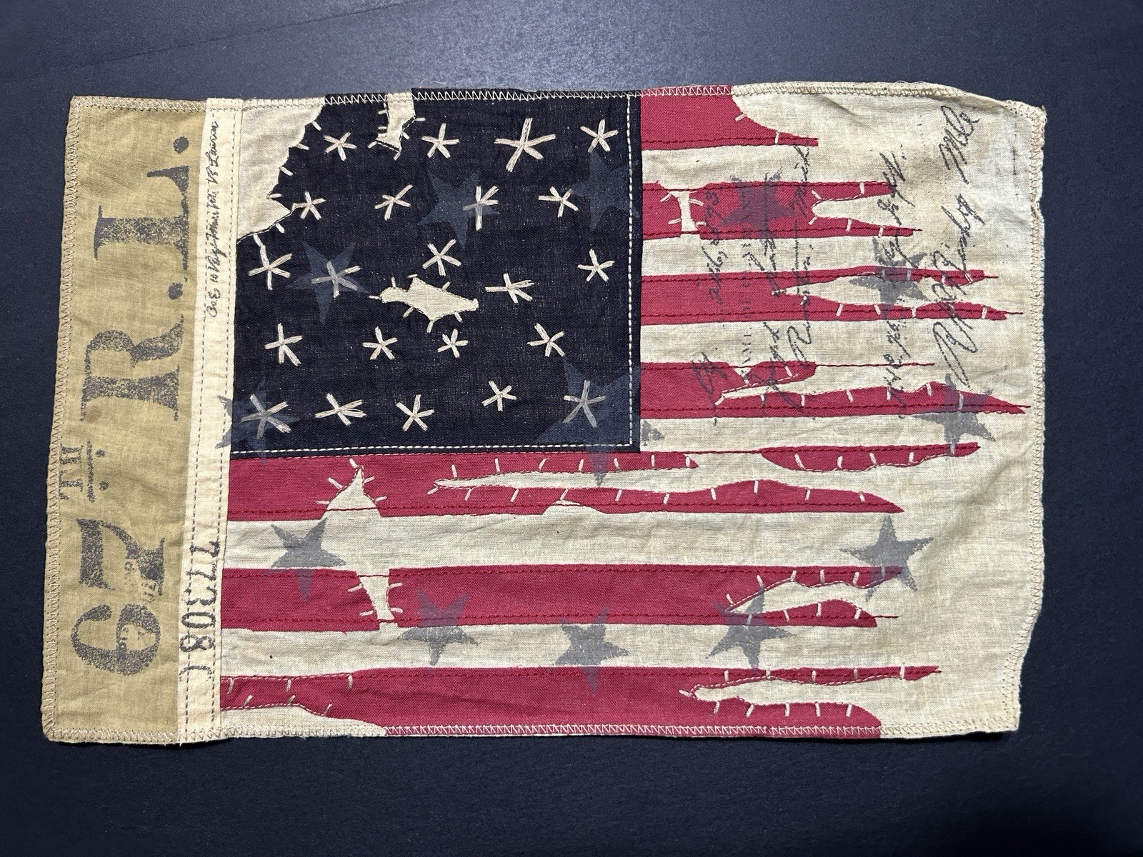 Rare Found Ralph Lauren 90\'s American Flag Sew-On Patch Rare Found Ralph Lauren 90\'s American Flag Sew-On Patch