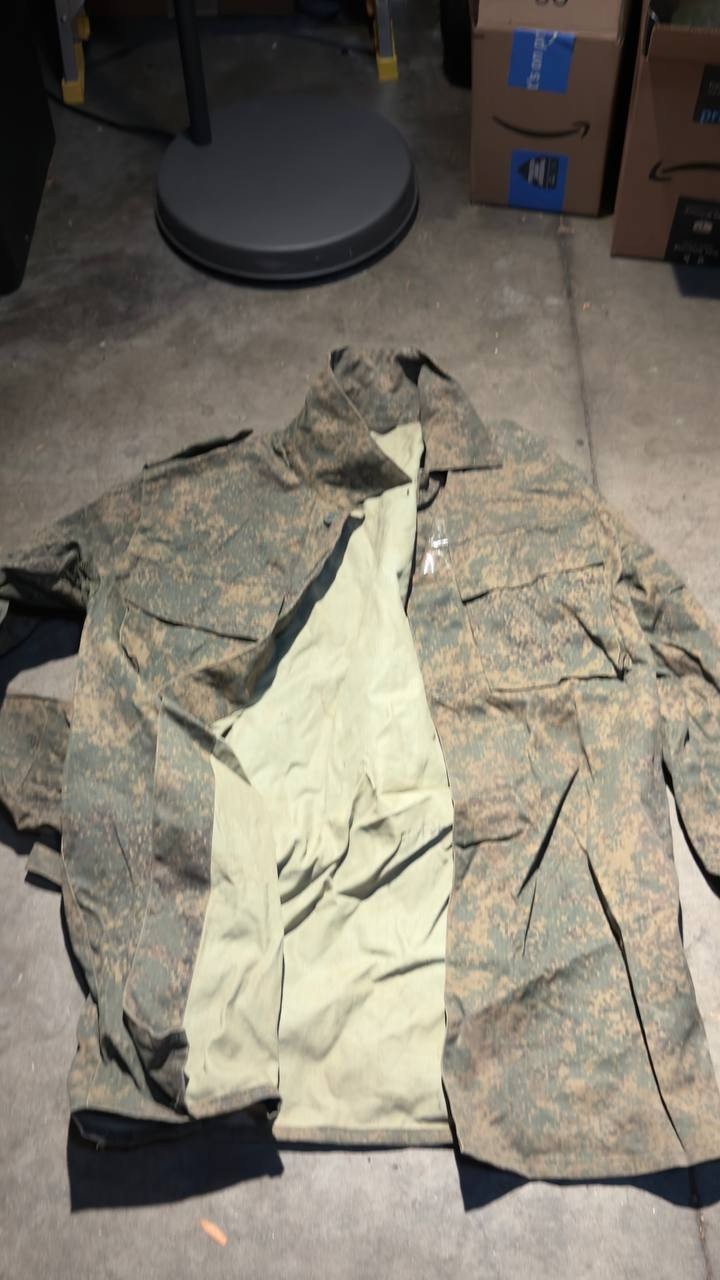 Russian Army Original Pre Owned Personal Item Jacket War Ukraine Russian Army Original Pre Owned Personal Item Jacket War Ukraine