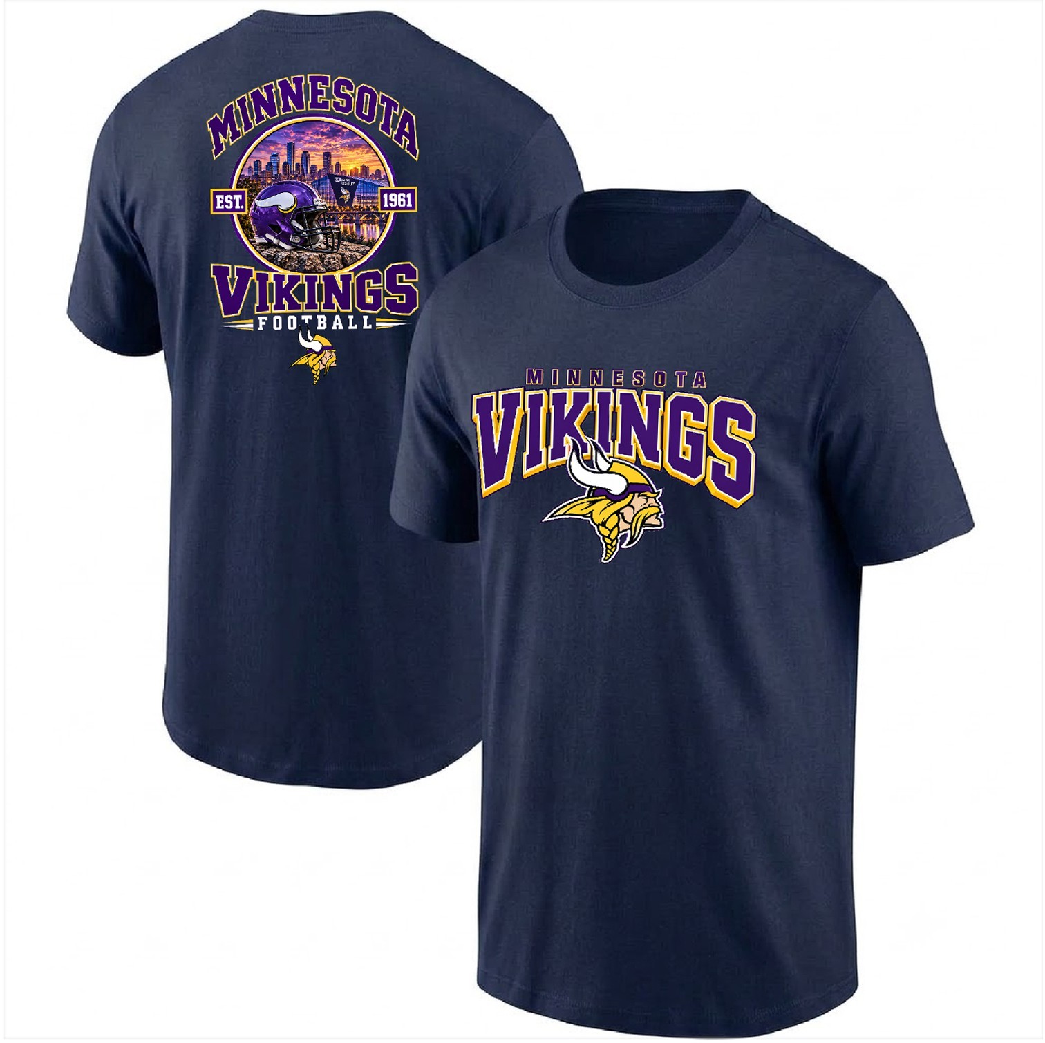 NEW Minnesota Vikings Football Game Tshirt