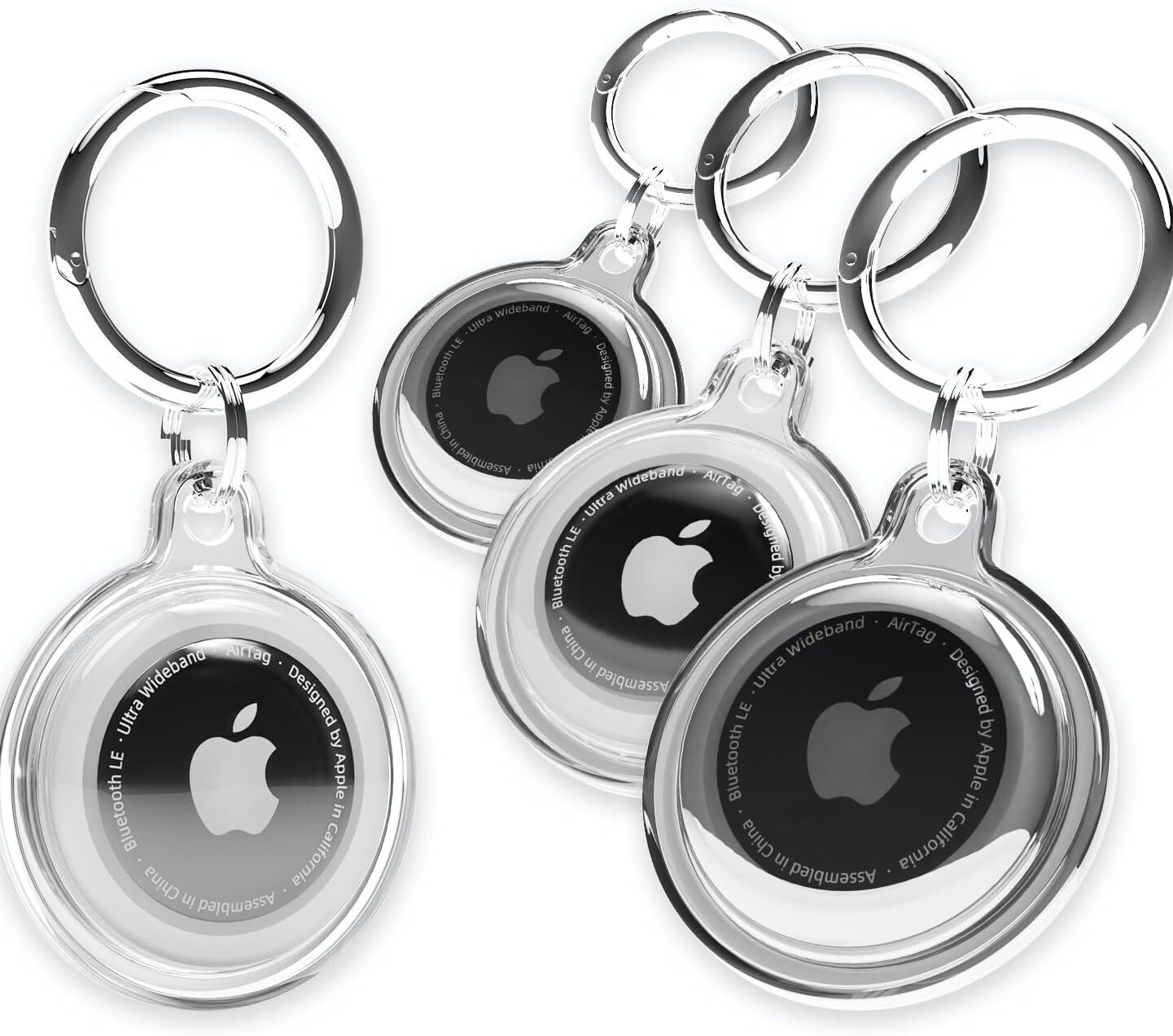 4 Pack Airtag Keychain Waterproof, Air Tag Holder for Apple Airtag GPS Tracker 4 Pack Airtag Keychain Waterproof, Air Tag Holder for Apple Airtag GPS Tracker