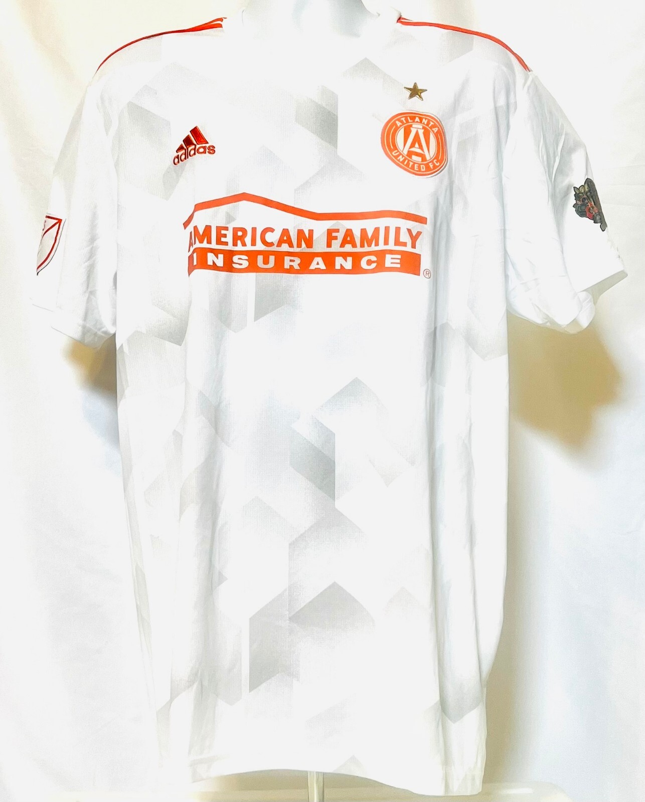 adidas Atlanta United Away (with Sugar Skull Patch) White 2019 Soccer Jersey