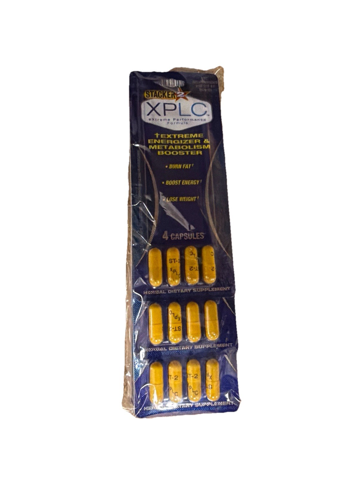 Stacker Two 2 XPLC Herbal Dietary 12 X 4 = 48 Capsules Total
