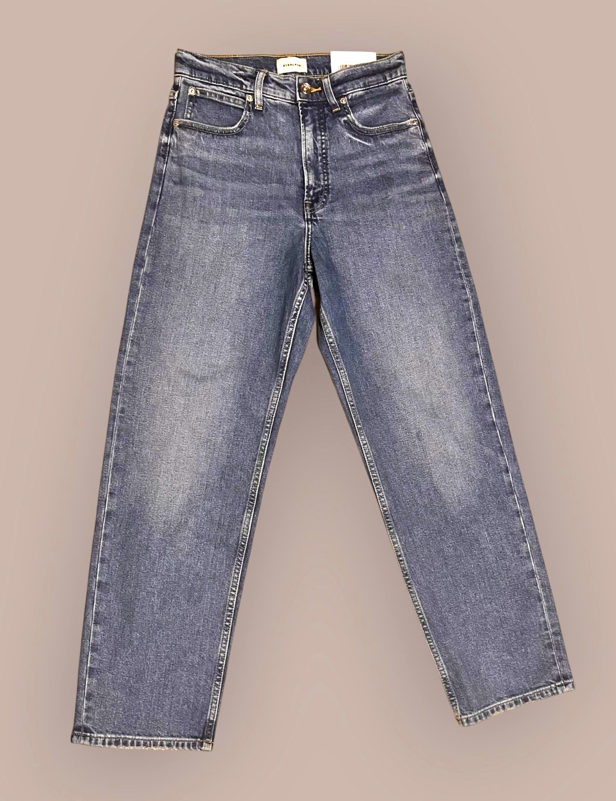 Everlane Way High Jeans 2.0 - Washed Indigo,  26 Regular (NWT)