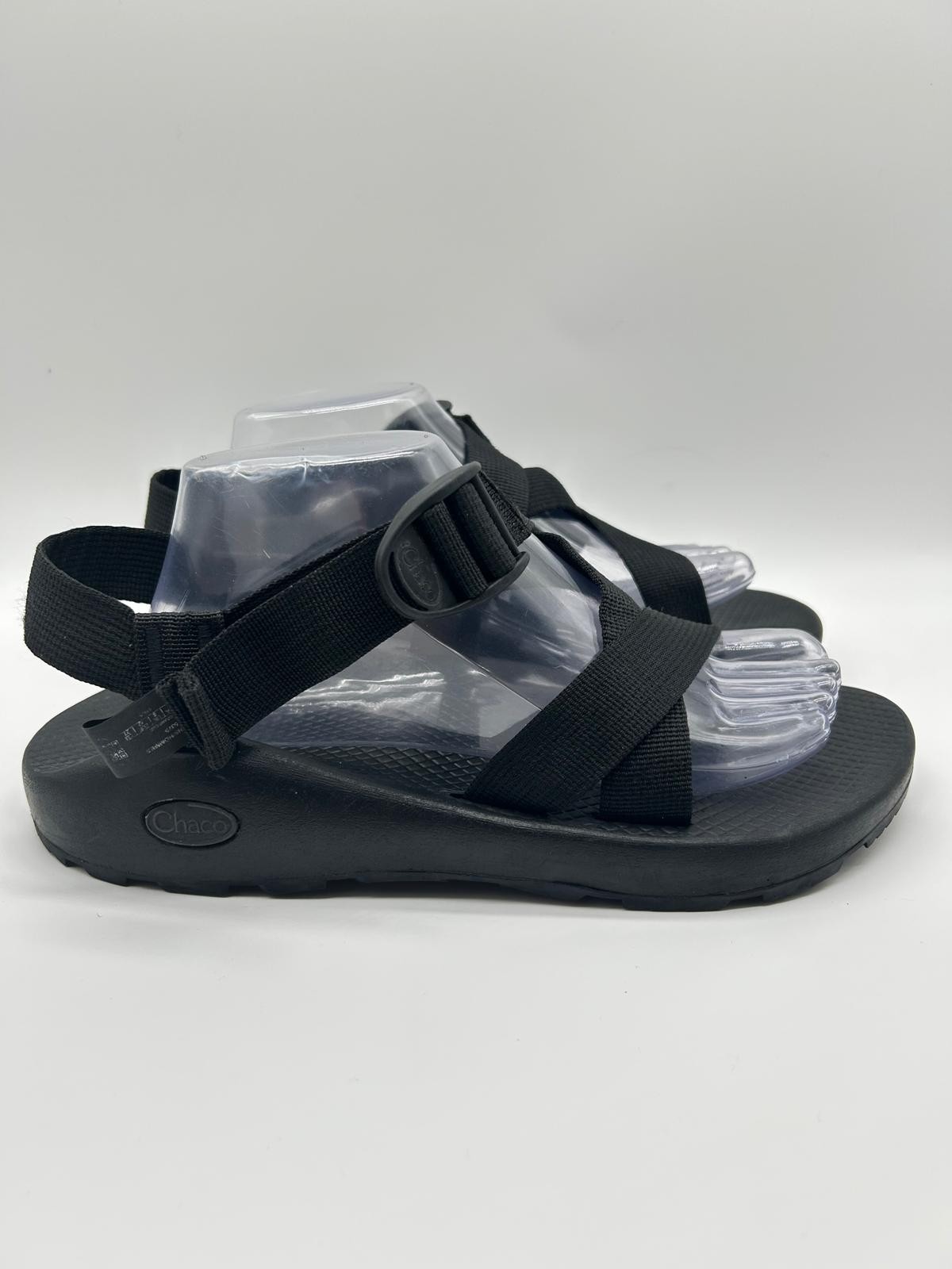 Chaco Z1 Classic Black Strap Sport Hiking Sandals Mens Sz 9 Chaco Z1 Classic Black Strap Sport Hiking Sandals Mens Sz 9