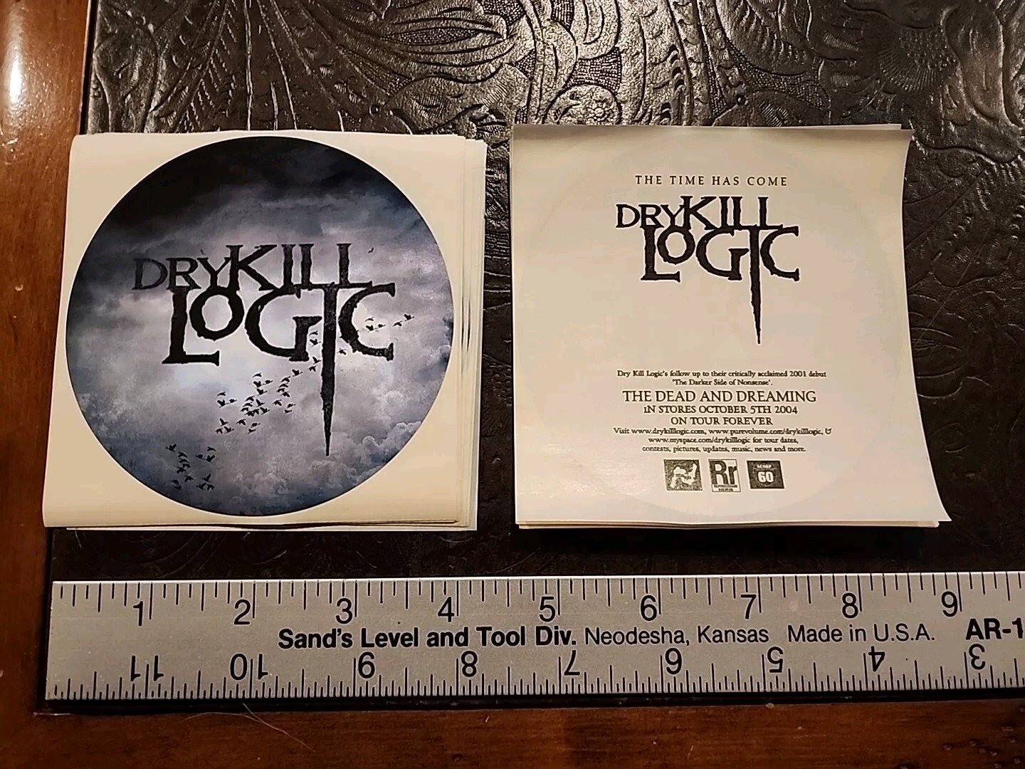 NOS Dry Kill Logic The Time Has Come Album/CD Release Promo Hype Sticker NOS Dry Kill Logic The Time Has Come Album/CD Release Promo Hype Sticker