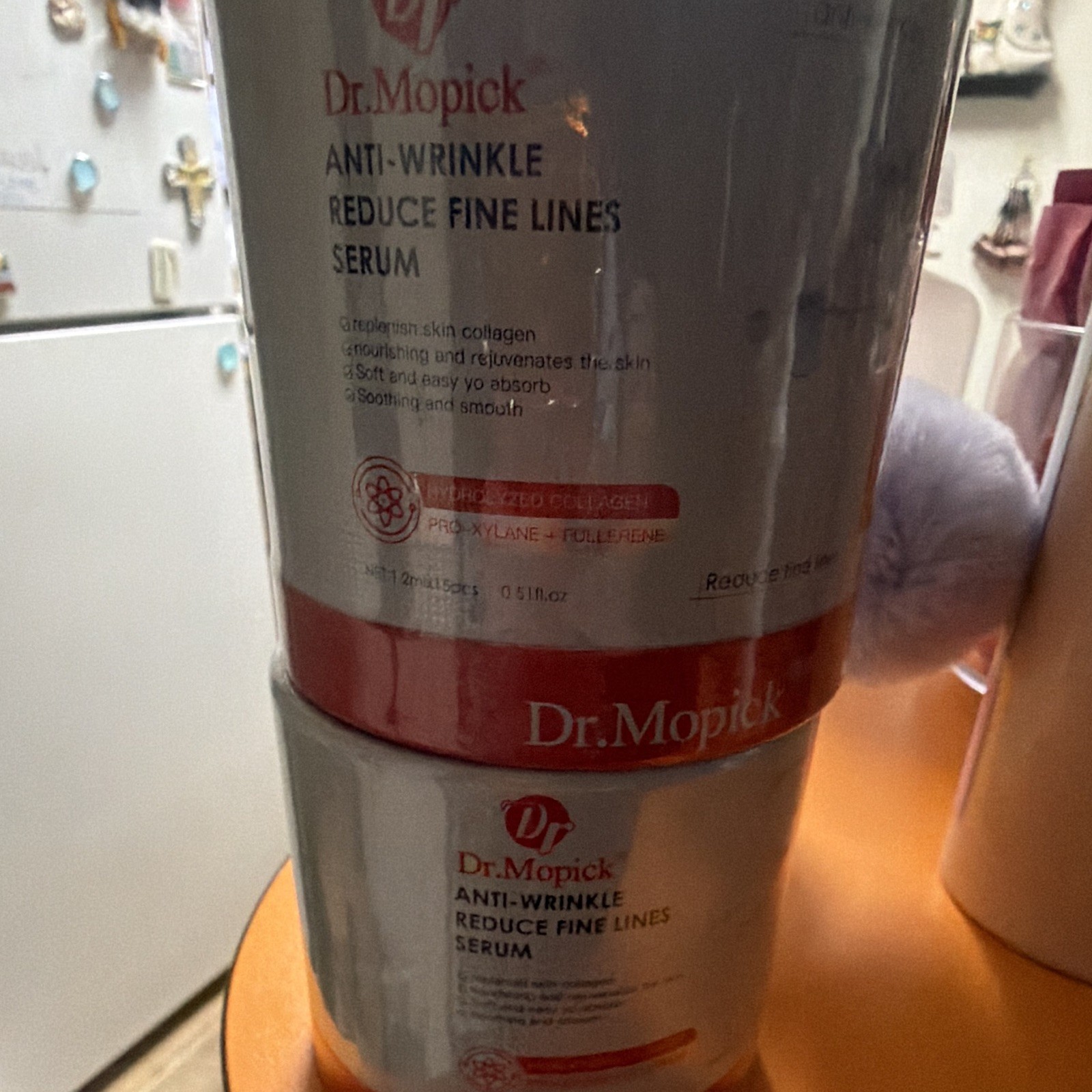 Dr.Mopick Anti-Wrinkle Face Serum Collagen Pro-Xylane Fullerene 0.5 fl oz