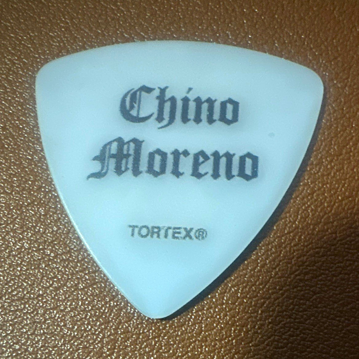 DEFTONES Tortex - Chino Moreno Signature WOLFMAN Design RARE DEFTONES Tortex - Chino Moreno Signature WOLFMAN Design RARE