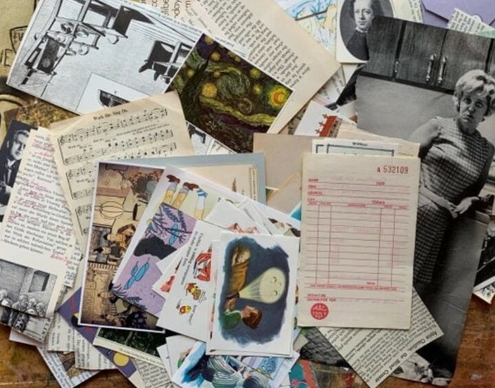 Ephemera Lot Of 50 Pcs Random Junk Journal Scrapbooking